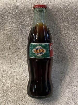 VINTAGE 2001 Full Coca-Cola 8oz Commemorative Super Bowl