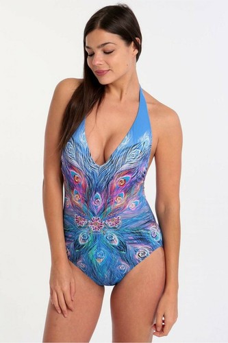 GOTTEX DREAM CATCHER HALTER CUELLO EN V UNA PIEZA (talla 14) - Imagen 4 de 7