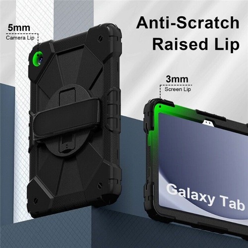 For Samsung Galaxy Tab A9+ A9 Plus Case Heavy Duty Shockproof Strap Stand Cover - Picture 90 of 111