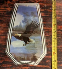 OK Lighting Glass Light Panel Majestic Fishing Bald Eagle Lake Ocean Replacement