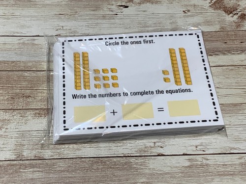 Classroom kit Math Manipulatives For kids - 1st Grade - Dry Erase - Laminated - Picture 12 of 15