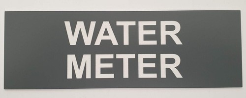 Water Meter Sign Plaque Cupboard Utility Room Shed - Picture 104 of 230