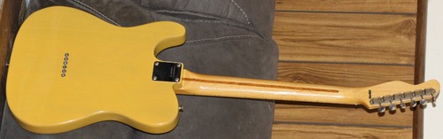 VERY Rare Mahogany Body Tele! 1990 Fernandes TE80 1952 Butterscotch Blonde MINTY - Picture 5 of 24