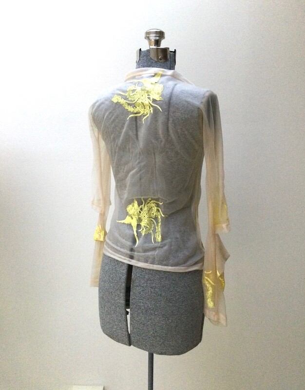 Vintage 1995 Helmut Lang Sheer Pink Phoenix Top | eBay