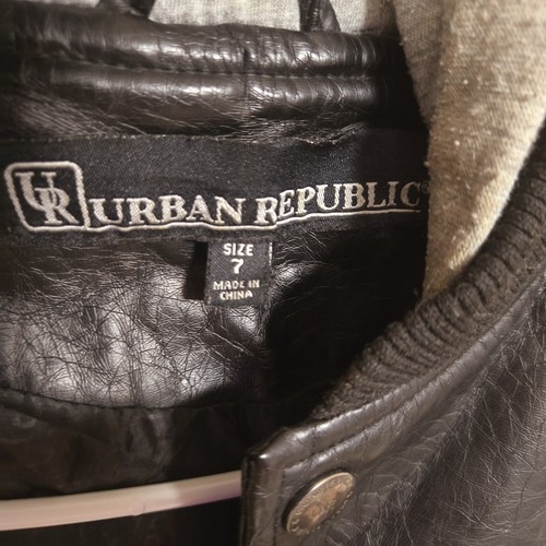 URBAN REPUBLIC LEATHER JACKET BOYS - Picture 3 of 4