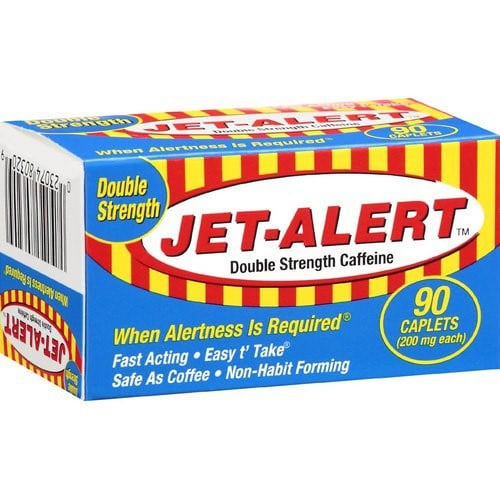 Jet-Alert Double Strength Caffeine 200 Mg Caplets, 90 Ct - Picture 10 of 13