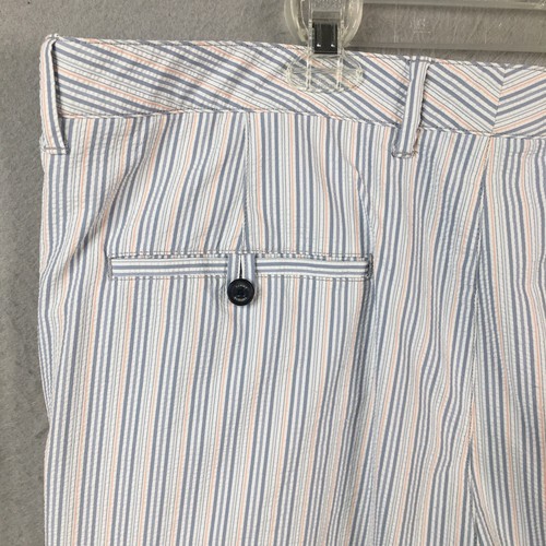Tommy Bahama Shorts Mens 40 Pastel Seersucker Striped Lightweight Golf Beach - Picture 16 of 19