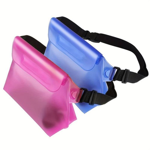 Swimming Waterproof Underwater Case Cover Dry Pouch Mobile Phone Waist Bag Pool - Picture 2 of 11