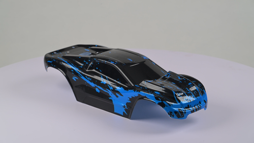 Carrocería personalizada azul fangoso para cubierta de carcasa de camión Traxxas 1/10 Rustler BL-2S - Vídeo 1 de 1