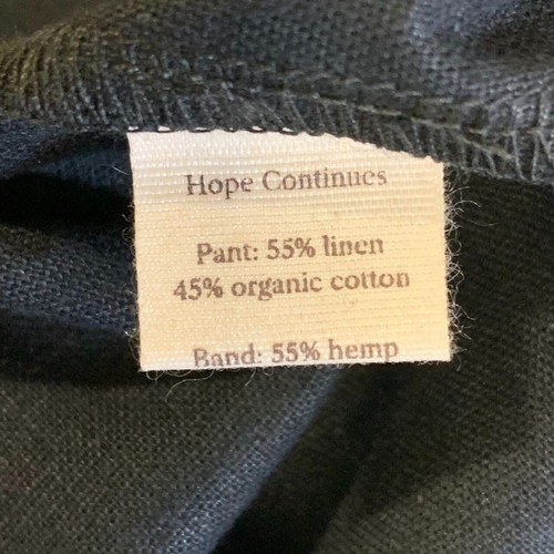 Hope Continues Women’s Goddess Diana Pant Linen Foldover Waist Wide Leg SZ L NWT - Picture 11 of 15