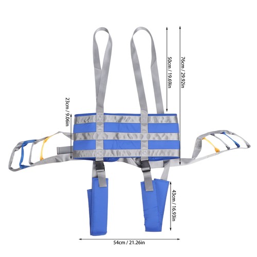 Full Body Lift Sling Patient Walking Standing Aid Adjustable Waist Range - Picture 9 of 11