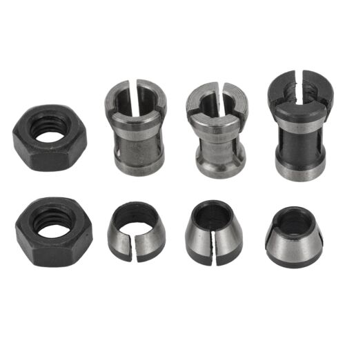 8pcs 6mm/6.35mm/8mm Collet Chuck Engraving Trimming Machine Milling Cutter Tools - Afbeelding 1 van 17
