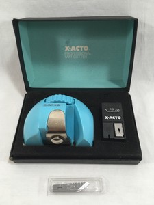 Mid Century Blue Mat Cutter X Acto 4040 Vintage Diy Hobby