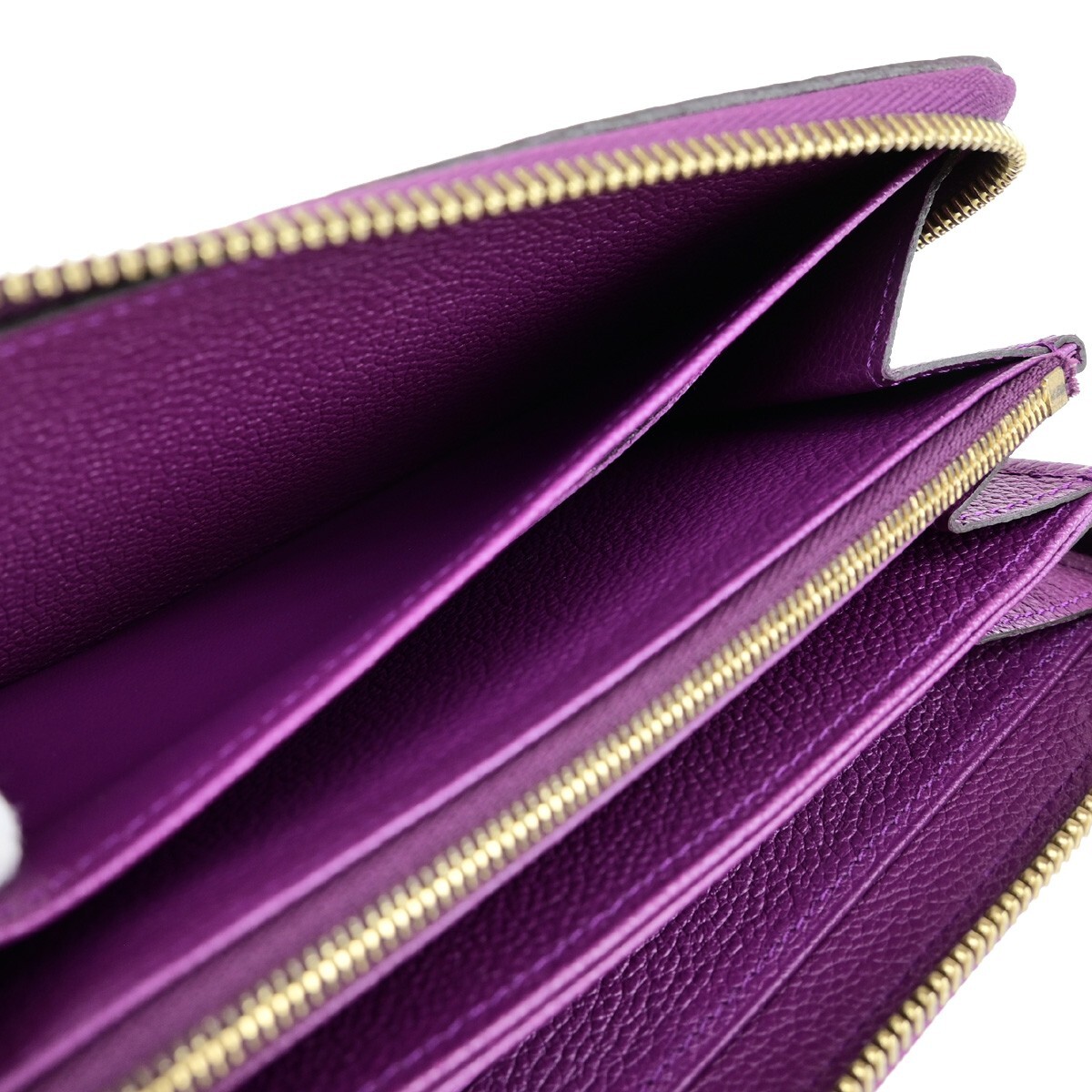 LOUIS VUITTON Zippy Wallet Monogram Empreinte Leather Purple