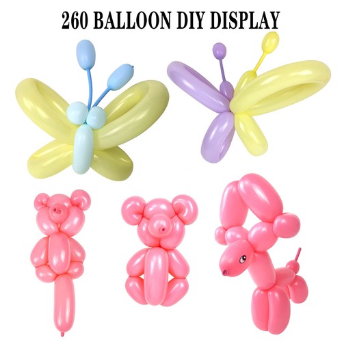 260 Balloons, Premium Long Balloons Latex Twisting Balloons for Birthday Wedd... - Picture 6 of 7