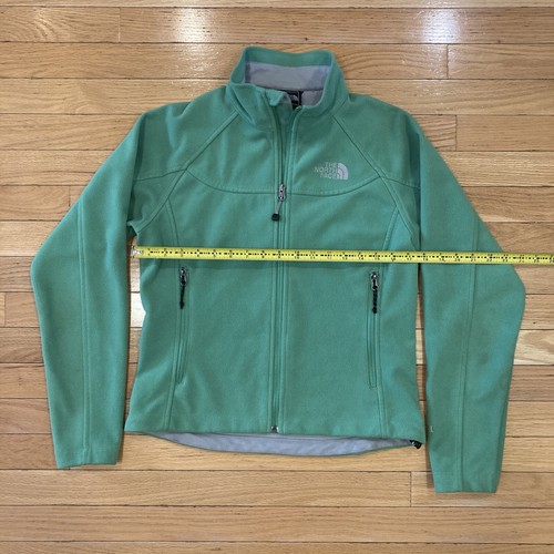 The North Face Jacket Women's Small Green Fleece Full Zip Windwall Ladies - Picture 12 of 17