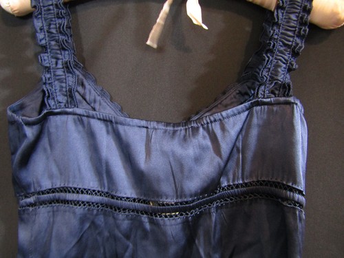 NWT ELIE TAHARI BERGDORF GOODMAN CAMISOLE/BLOUSE SILK BLEND DARK OR LIGHT BLUE - Picture 8 of 24