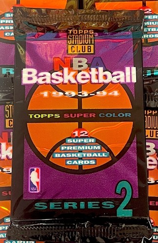 1993-94 TOPPS Stadium Club NBA Basketball (Series 2) PACK 12 Super Premium Cards - Bild 6 von 11