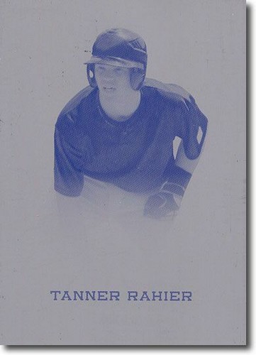 TANNER RAHIER 2012 Rize Rookie Printing Press Plate RC 1/1 - 第 1/1 張圖片