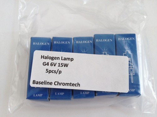 Lot of 5 x Halogen Lamps or Bulbs, 6V 15W, 6V 20W, 6V 25 W for Microscopes, NIB - Picture 7 of 12