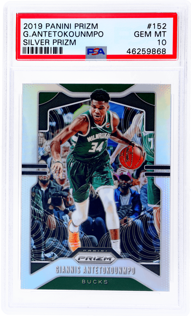 その他 Giannis Antetokounpo Silver Prizm Optic 2024-25 Giannis Antetokounmpo Panini Prizm Dominance Silver