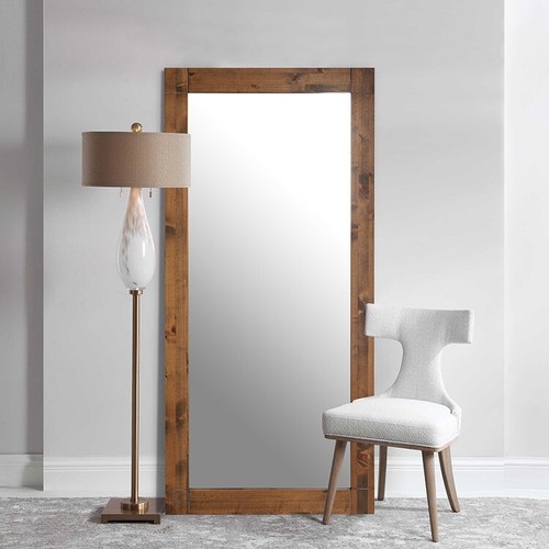 Nordic Style Full Length Mirror Wood 183x91cm HD Scandinavian Home Décor Bedroom - Picture 3 of 8