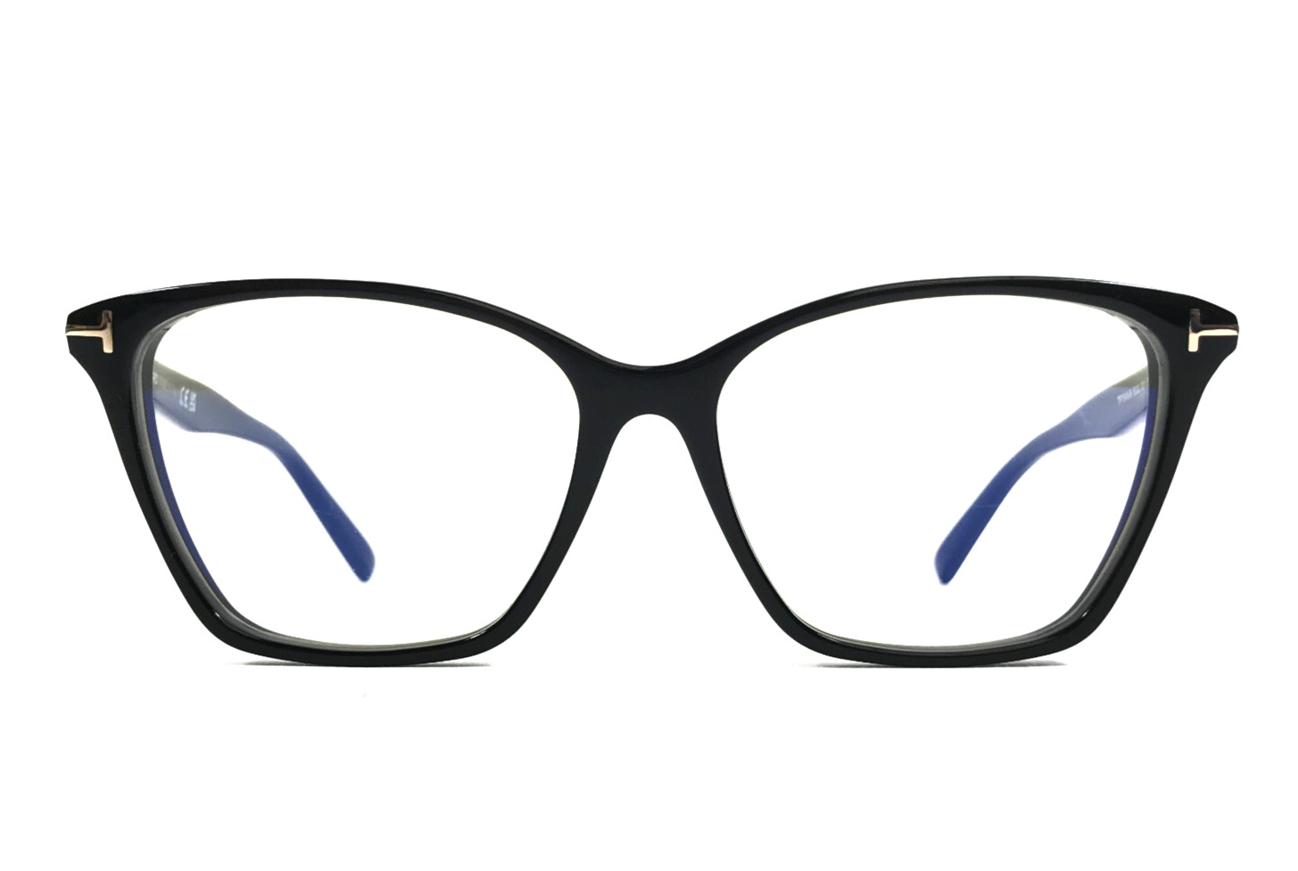 Оправа для очков Tom Ford TF5949-B ECO 001 с полной оправой в виде черной бабочки 56-15-140