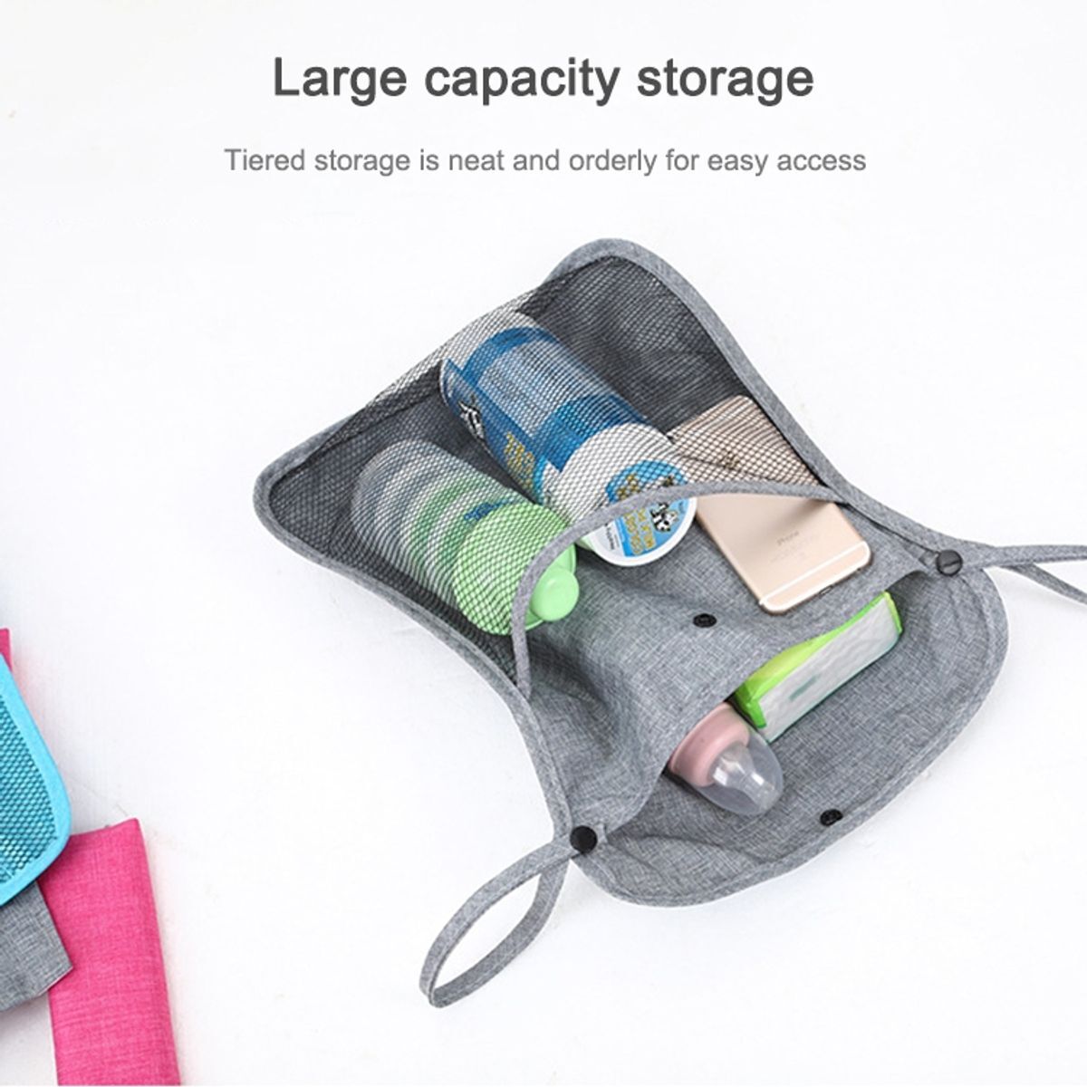 Universal Kinderwagen Einkaufsnetz Organizer Baby Tasche Buggy Kinderwagennetz