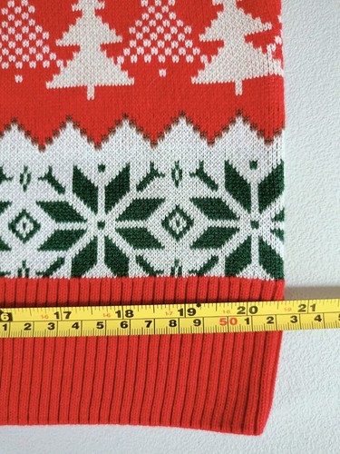 Holiday Lane Men's L Christmas Sweater Red Polar Bears Snowflakes Never Worn - Picture 7 of 10