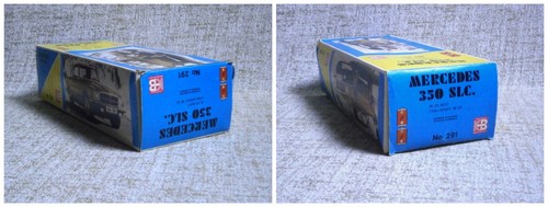 KIBI MERCEDES 350 SLC NIB B/O R/C Made in Greece KB BASILIADIS Plastic No291 VTG - Picture 18 of 19