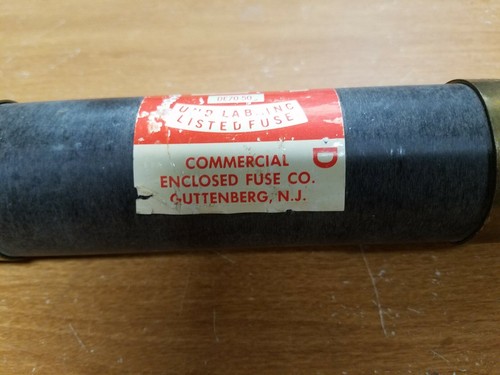 Fusible de retardo de tiempo de doble elemento CEFCON CRS-R125 125 amperios 600 voltios - Imagen 4 de 5