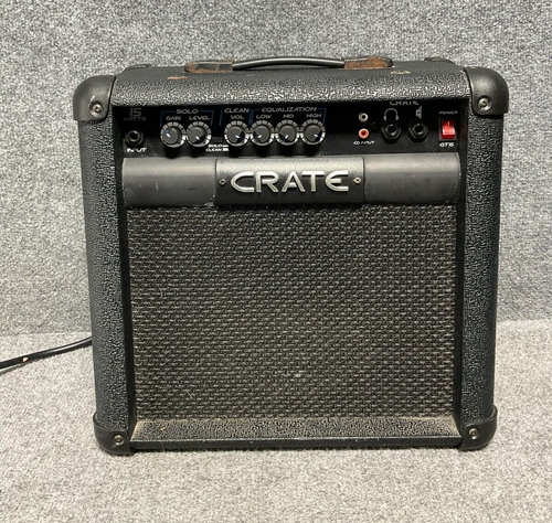 Crate GT-15 Electric Guitar Amp ๐ธ 15W EQ Controller 120V โ