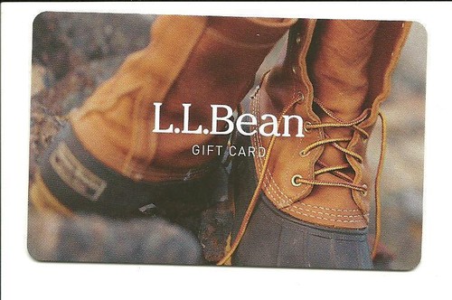 L L Bean Gift Card No $ Value Collectible Boots | eBay