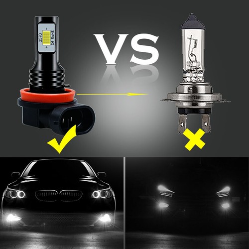 For BMW 1 2 3 4 5 6 7 X Series LED Fog Driving Light H11 6000K White Bright Bulb - Picture 4 of 12