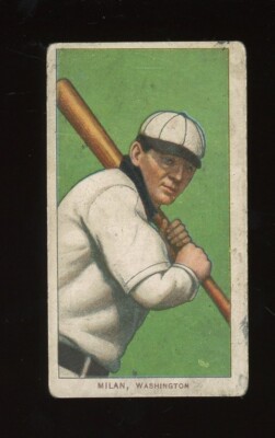 1909 T206 Baseball #334 Clyde Milan GD *e2