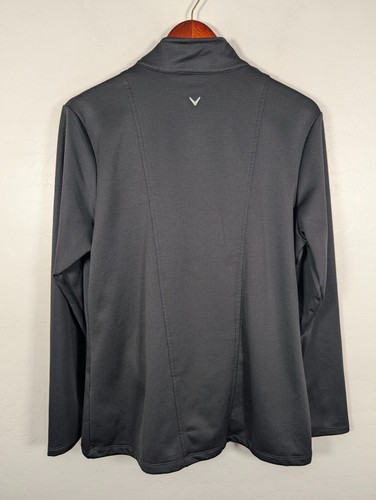 Callaway Pullover Womens Size Large Opti-DRI 1/4 Zip Golf Stretch UPF50 Black - Picture 2 of 11