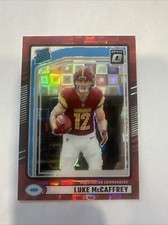 2024 Panini Donruss Red Pandora Optic #302 Luke McCaffrey Washington Commanders