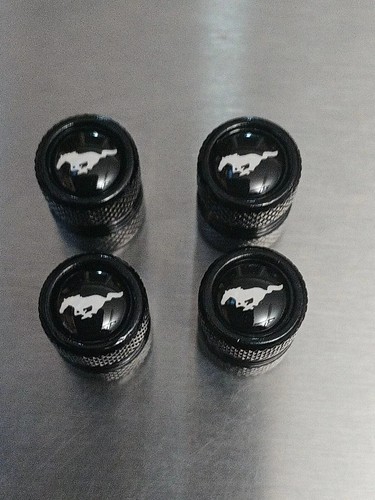4PCS Metal Car Tire Valve Caps Valve Stem Cover Compatible with Ford Mustang B2 - Picture 11 of 14