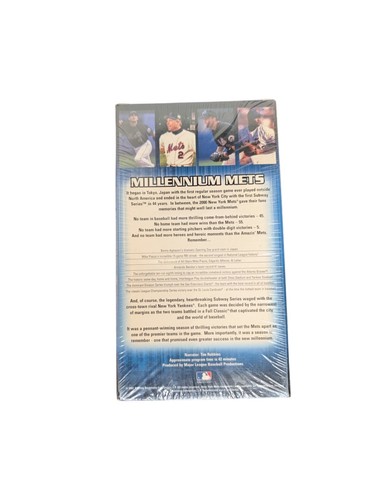 NEU Millennium Mets: Story of 2000 NL Champions (VHS, 2000) - versiegelt - Bild 2 von 2