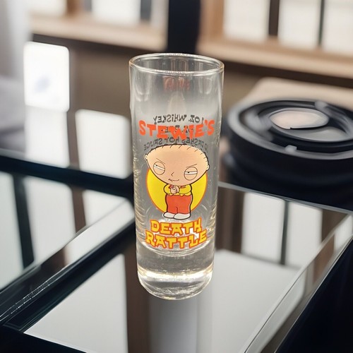 Family Guy Stewie Griffin Death Rattle Tall Collectible Decorative Shot Glass