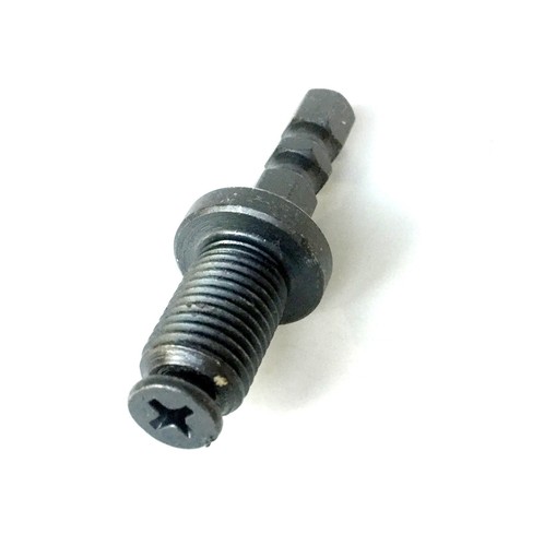 1 pc 1/4 Hex Adapter to 3/8"-24UNF Thread with Lock Screw to Drill Chuck re - Picture 12 of 12