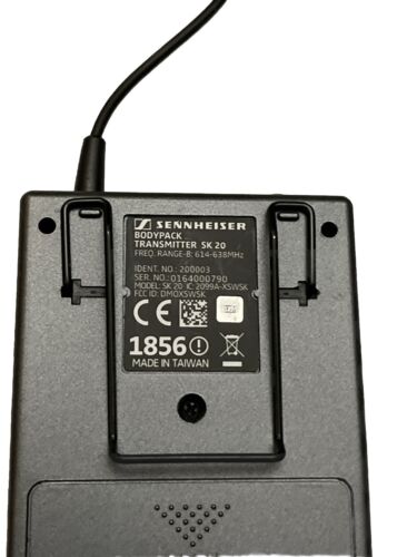 Sennheiser XS Wireless SK20 Bodypack Transmitter B Band 614-638 MHz - Picture 4 of 4