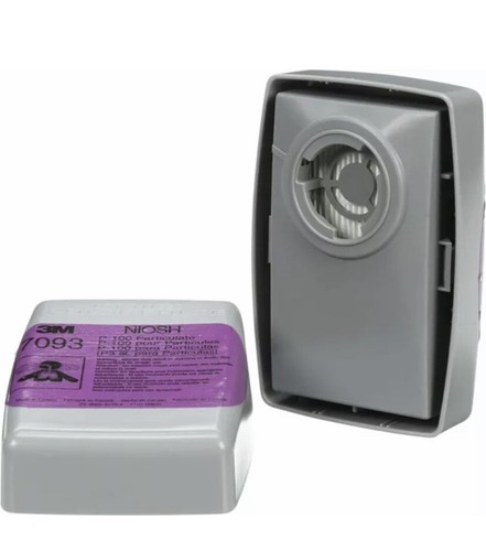 NEW 2 Packs - 4 Total Pieces - P100 PARTICULATE FILTERS 7093 P-100 EXP 2/25 - Picture 2 of 12