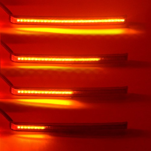 Alforja LED luz trasera de freno de funcionamiento rojo apto para Harley Touring Road Glide 2014-23 - Imagen 5 de 12