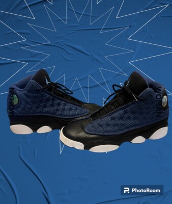 Jordan 13 VIII Retro Midnight Blue Basket Ball Shoe Youth Navy NICE  Sneaker