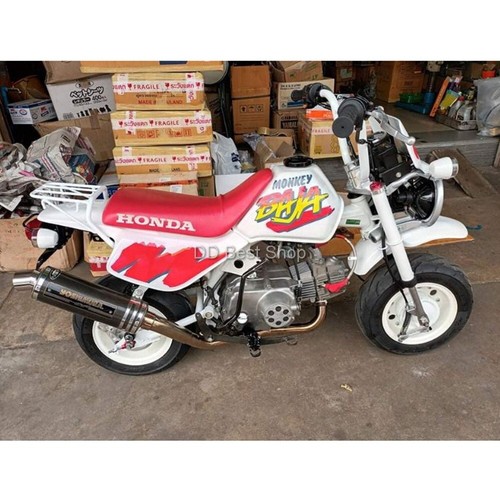 Red Seat Cover Fabric High Quality Mini Bike For Honda Monkey Baja Africa 1991-2 - Picture 6 of 6