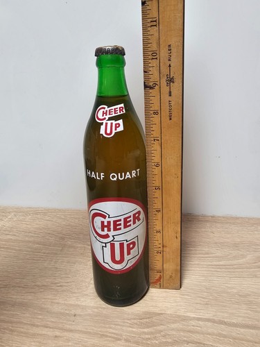 Vintage Cheer Up Flasche voll. Original Orangengeschmack - Bild 2 von 5