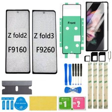 For Samsung Galaxy Z Fold 3 2 SM-F926 F916 Outer Screen Lens Glass Replacement