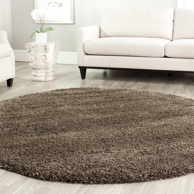 Safavieh California Collection Sg151 8181 Mushroom Round Area Rug 6 Feet 7