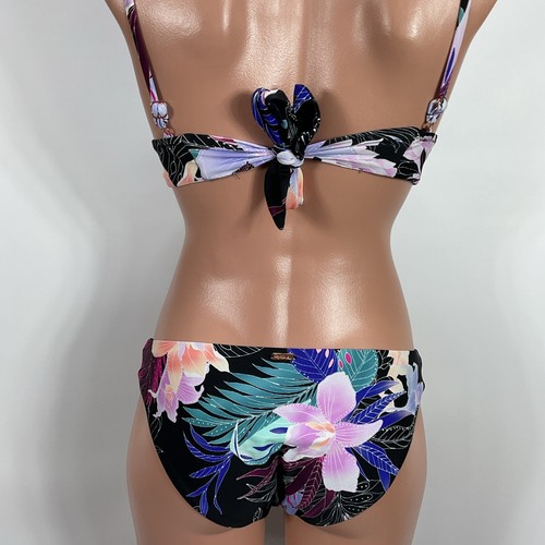 Raisins Womens S Floral 2 Piece Triangle Bikini Set Tropical NWOT - Picture 7 of 11